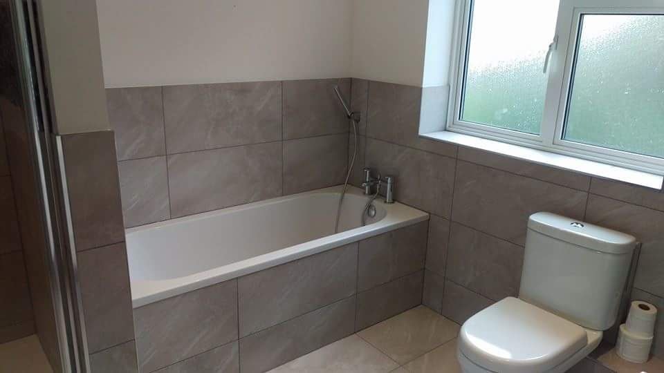 Bathroom suite fitted by Precision Plumbing North Devon